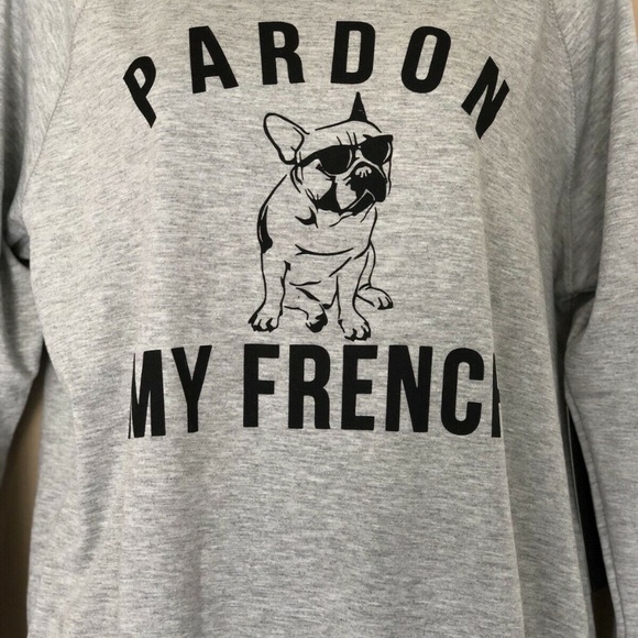 Pardon My French Prince Peter Sweatshirt NEW WOW - Picture 2 of 9